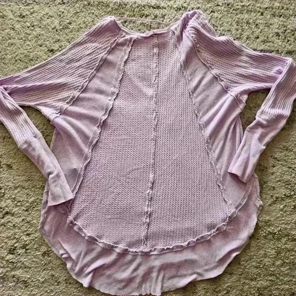 We the Free Women's Catalina Thermal Top in Lilac M - Picture 10 of 16